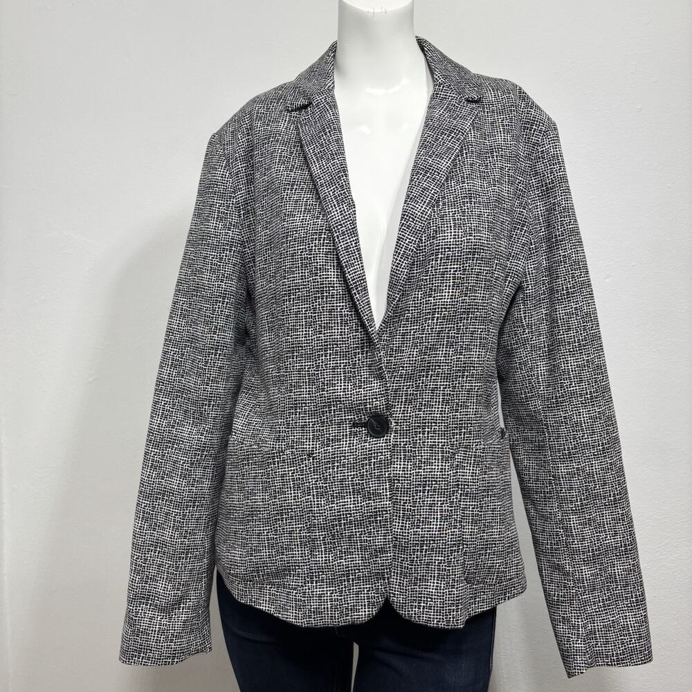 Simply‎ Styled Blazer L Black Minimalist Classic Career Elegant Power Washable